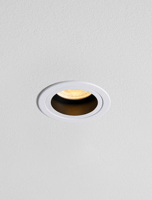 ARCO GU10 Downlight - White on Black