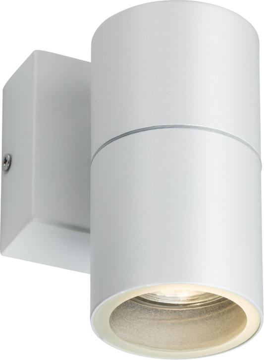 Fixed Single Wall Light - White