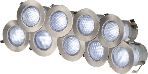 IP65 10 x 0.2W LED Decking Light Kit
