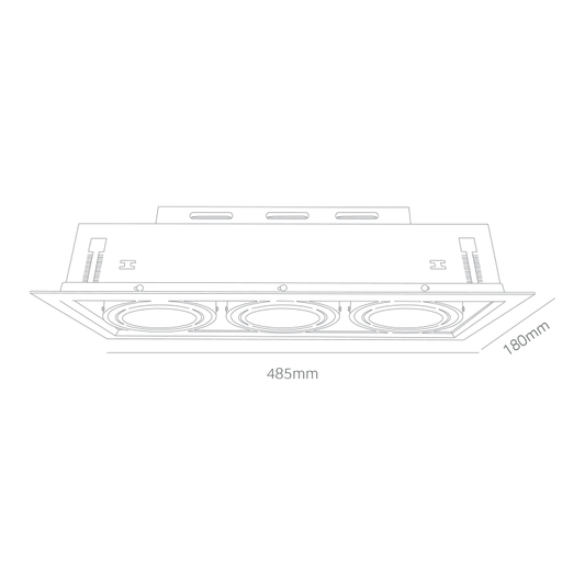 ATRUM AR3 Triple Tilt Commercial LED Downlight