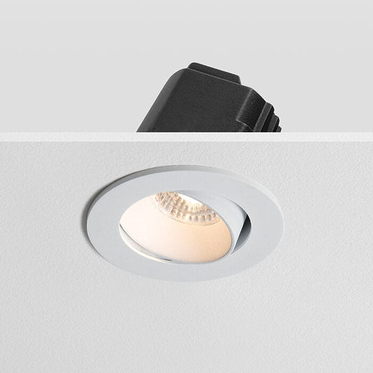 FORMA - Tiltable Downlight Anti Glare, Mains Dimmable, White/White