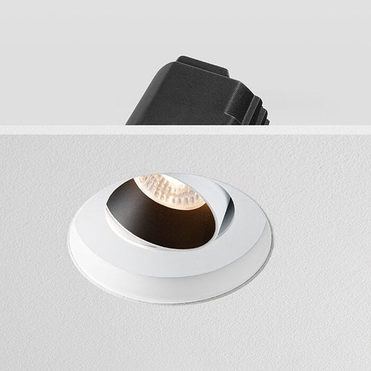 FORMA - Trimless Anti Glare Downlight Tilt, Mains Dimmable, White/Black