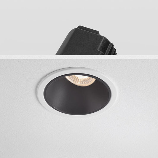 IRIS - Anti Glare Tiltable Downlight Modular, Mains Dimmable, White/Black