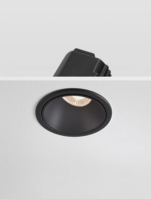 IRIS - Anti Glare Tiltable Downlight Modular, Mains Dimmable, Black/Black