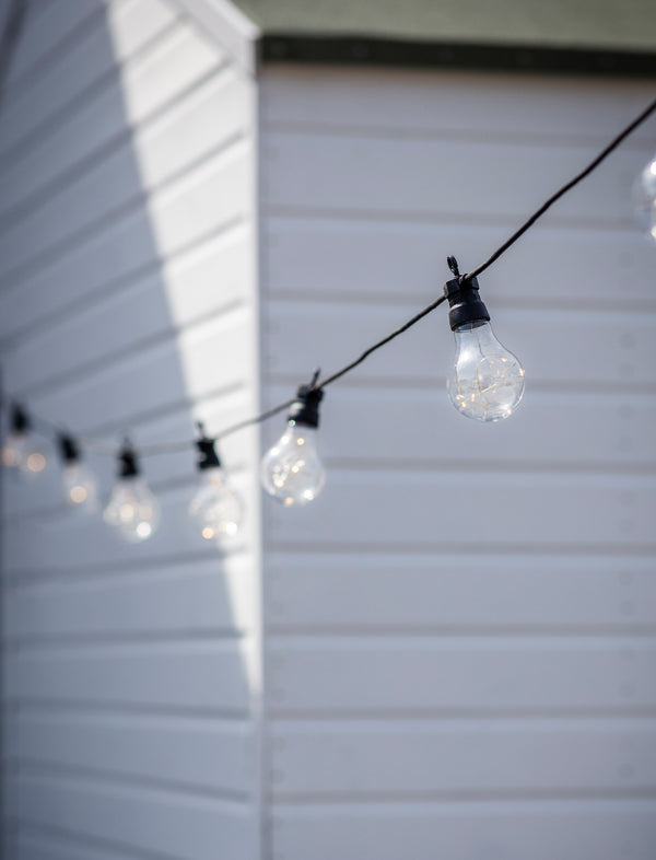 Festoon Lights Classic Extension Kit 10 Bulbs - Black