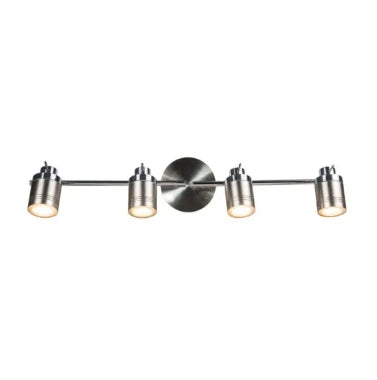 Luxo 4 Light Spotlight Bar Satin Chrome