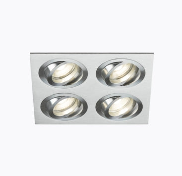 Ambar Quad Tilt Square Downlight GU10