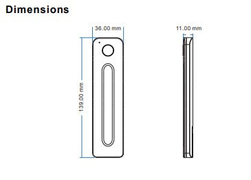 1 Zone - Single Colour white RF Remote Dimmer