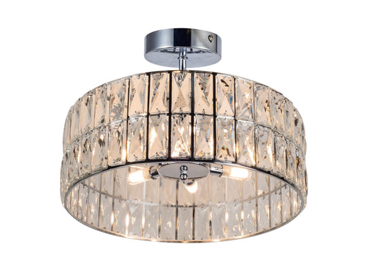 Haley 6 Light Polished Chrome Bathroom Crystal