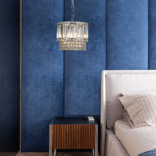 ISLA 3 Light Polished Chrome with Crystal
