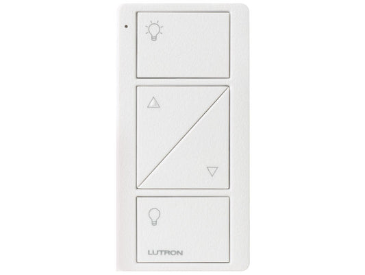 Lutron Pico 2 Button Raise/Lower Lighting Remote - White