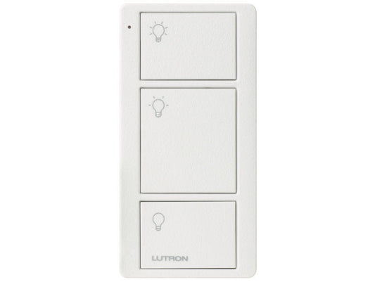 Lutron Pico 3 Button Lighting Remote - White