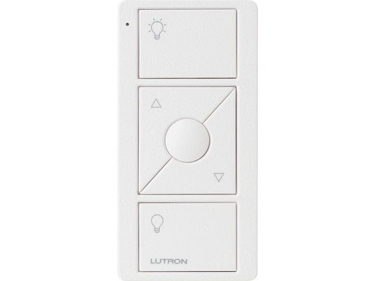 Lutron Pico 3 Button Raise/Lower Blinds Remote - White