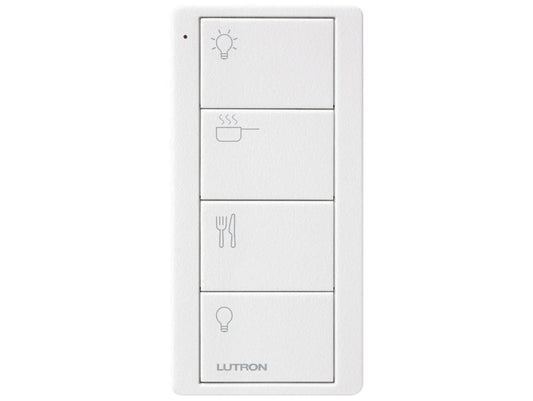 Lutron Pico 4 Button Scene Keypad - Kitchen - White