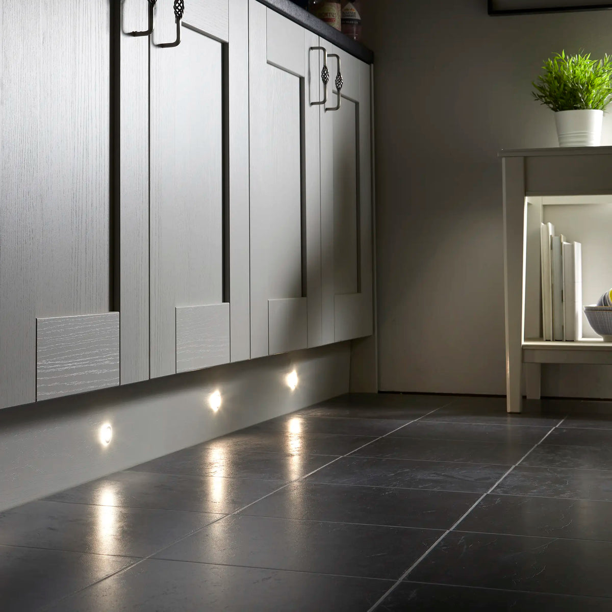 Sensio Halo TrioTone LED Plinth Light, Recessed - Stainless Steel