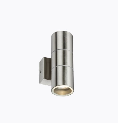 Up and Down Wall Light - Brushed Chrome