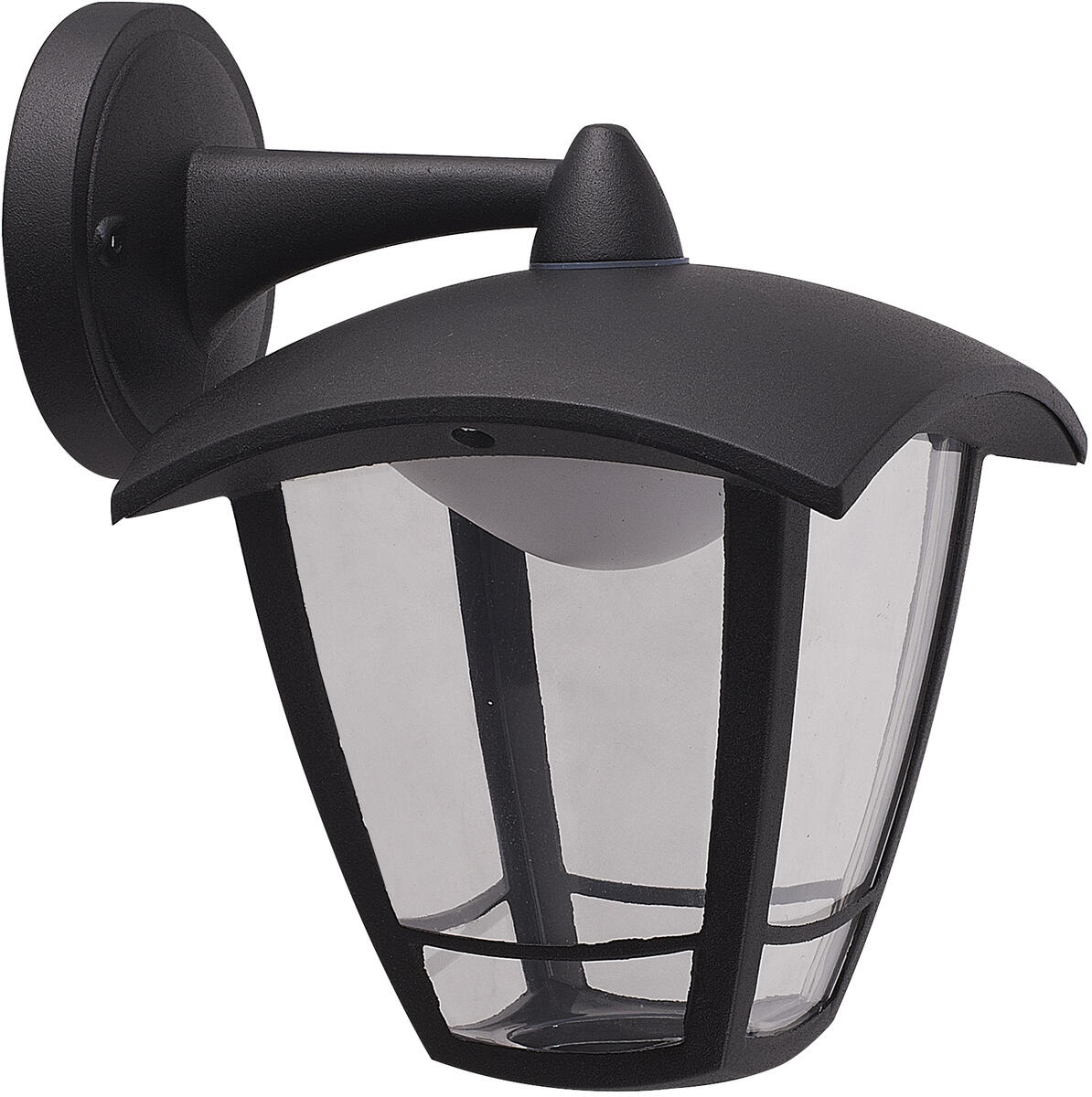 TORO IP44 8W LED Coach Lantern with Adjustable CCT - Black