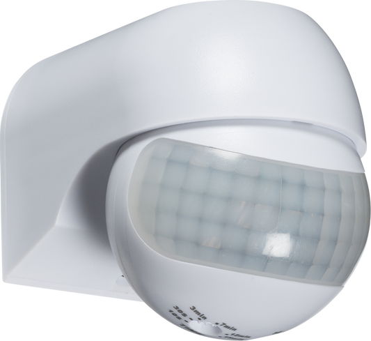 IP44 180° Mini PIR Sensor - White