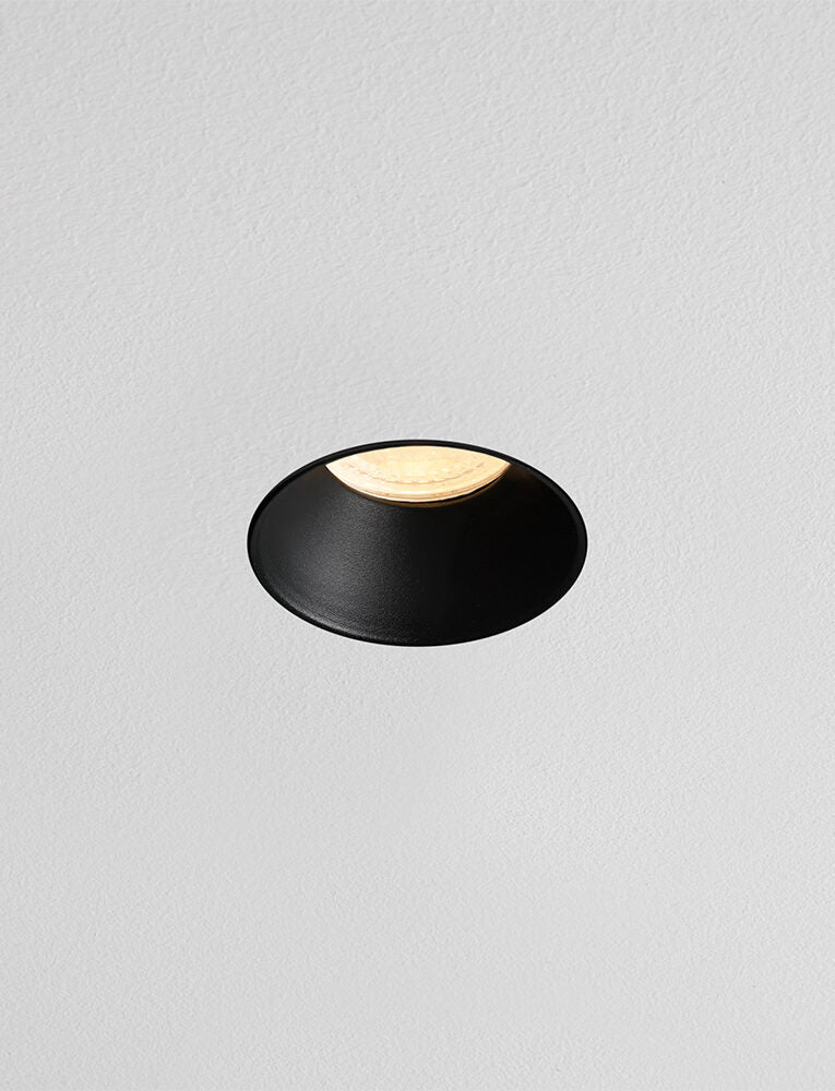 ICON GU10 Plaster in Downlight - Black