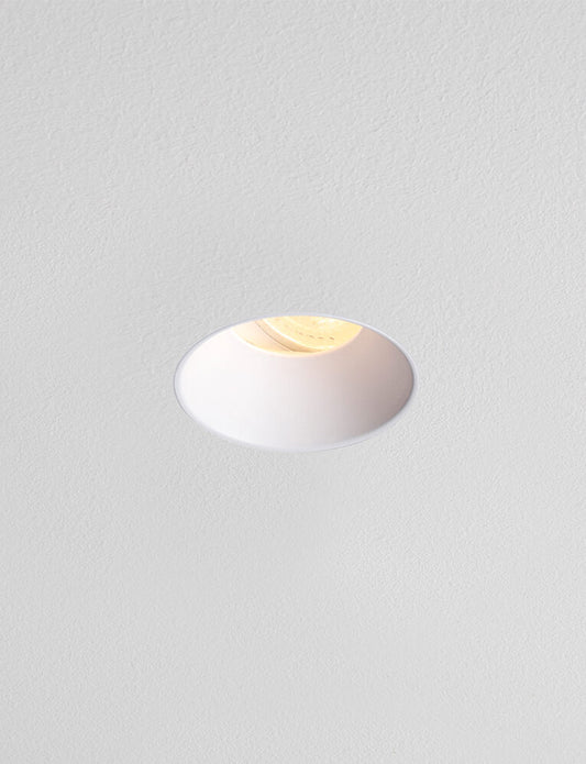 ICON GU10 Tiltable Plaster in Downlight - White