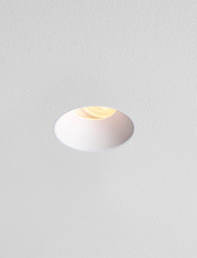 ICON GU10 Tiltable Plaster in Downlight - White