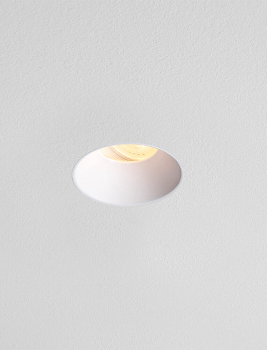 ICON GU10 Tiltable Plaster in Downlight - White