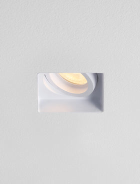 ARCO GU10 Square Tiltable Plaster in Downlight