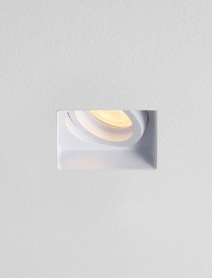 ARCO GU10 Square Tiltable Plaster in Downlight