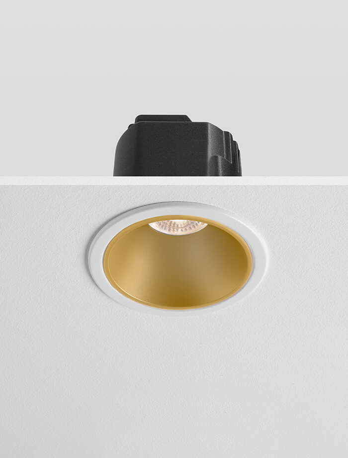 IRIS - Anti Glare Downlight Modular, DALI, White/Gold