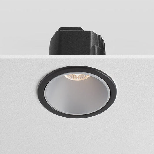 IRIS - Anti Glare Downlight Modular, Mains Dimmable, Black/Silver