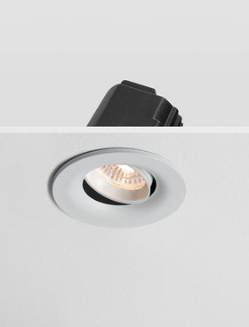 ARC - Anti Glare Downlight Tilt, Mains Dimmable, White/White