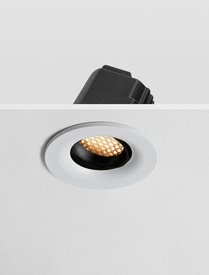 ARC Honeycomb - Anti Glare Downlight Tilt, Mains Dimmable, White/Black