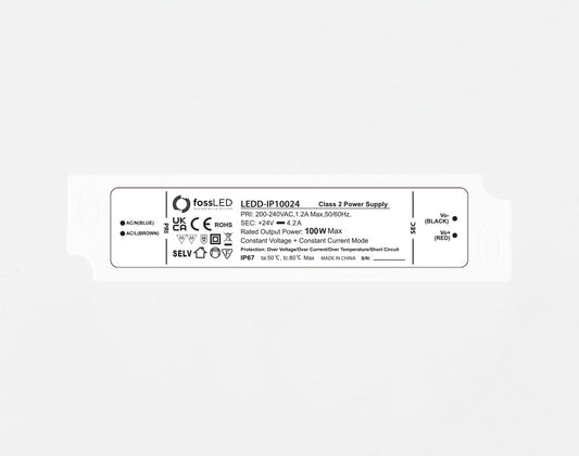 100w Driver 24v Non Dimmable Constant Voltage IP67