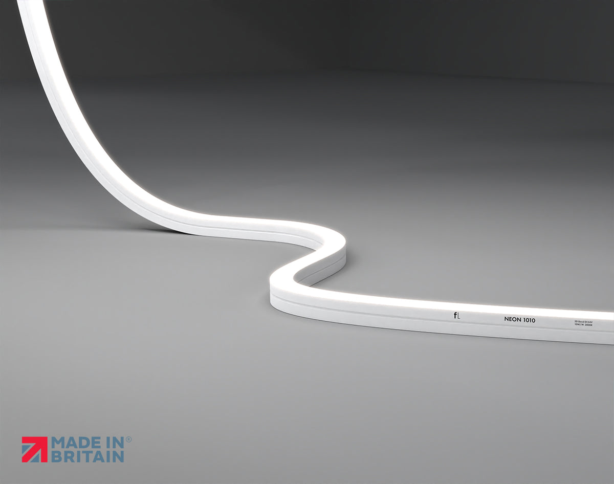 Neon 3D Bend White - 1010