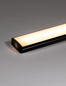 Surface LED Profile - PRO1 Black 17 x 7mm