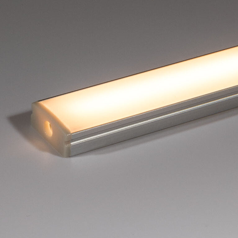 Surface LED Profile - PRO1 Silver 17 x 7mm