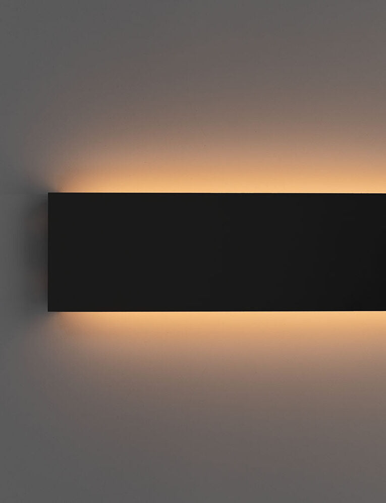 Wall Wash LED Profile - Up & Down PRO10 Black 49 x 17mm