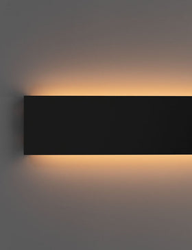 Wall Wash LED Profile - Up & Down PRO10 Black 49 x 17mm