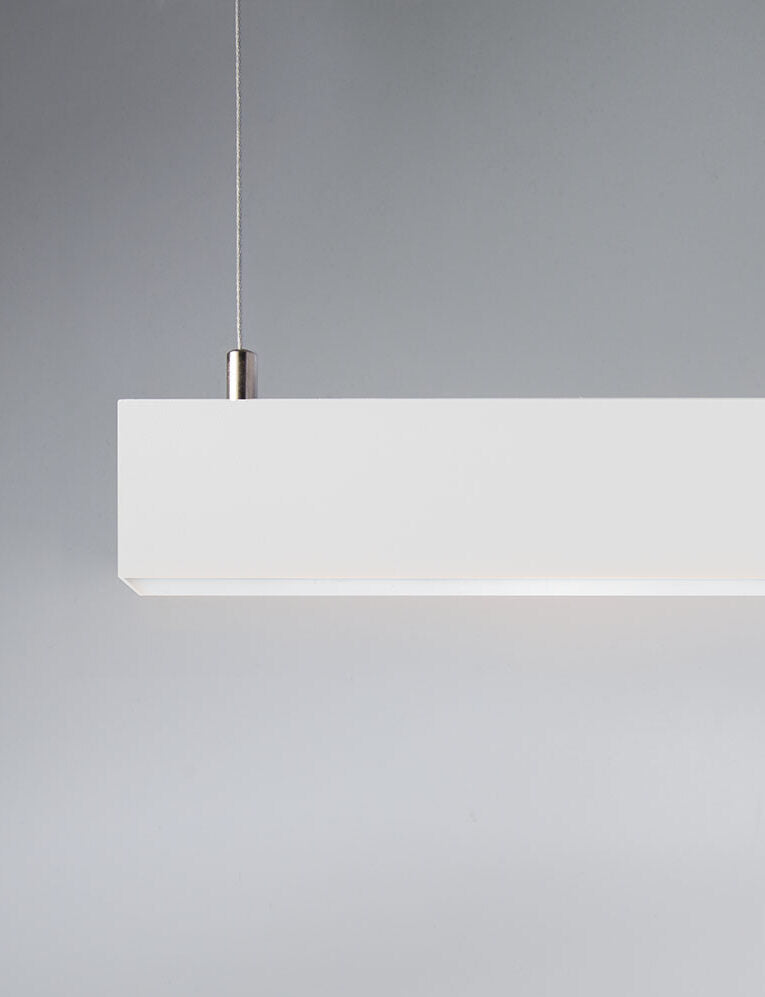 Suspended LED Profile - Double Deep / Wide PRO35S White 35 x 35mm
