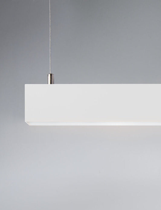 Suspended LED Profile - Double Deep / Wide PRO35S White 35 x 35mm