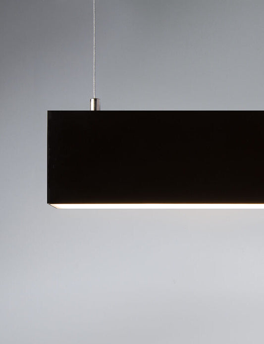 Suspended LED Profile - PRO50S Black 50 x 75mm