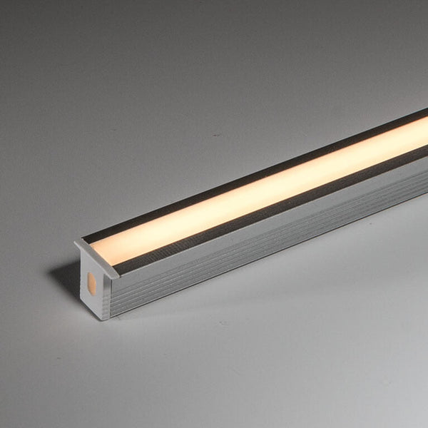 Recessed LED Profile - NANO PRON2R Silver 8 x 9mm
