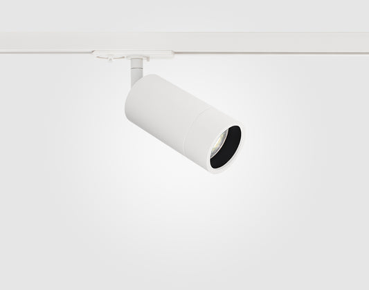 GU10 Shooter L Single Circuit, White / Black Baffle