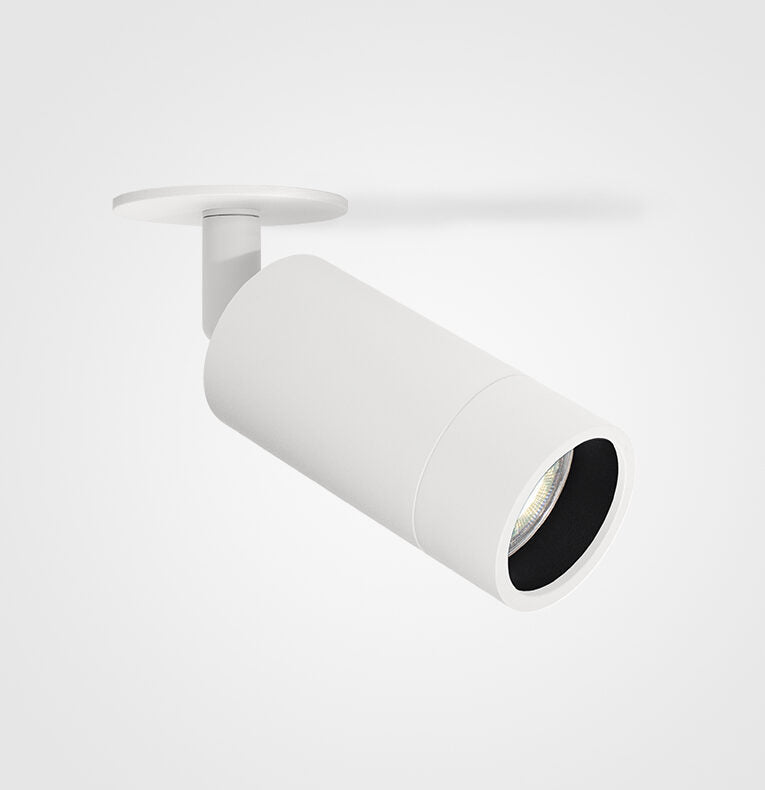Recessed Spot Light White with Black Baffle GU10