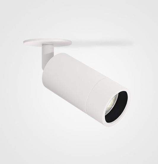 Recessed Spot Light White with Black Baffle GU10