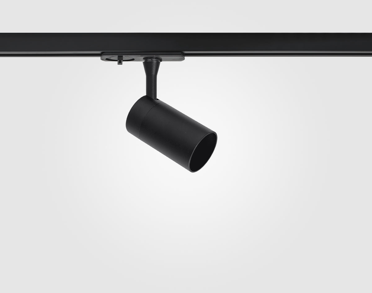 Barrel GU10 Black Single Circuit