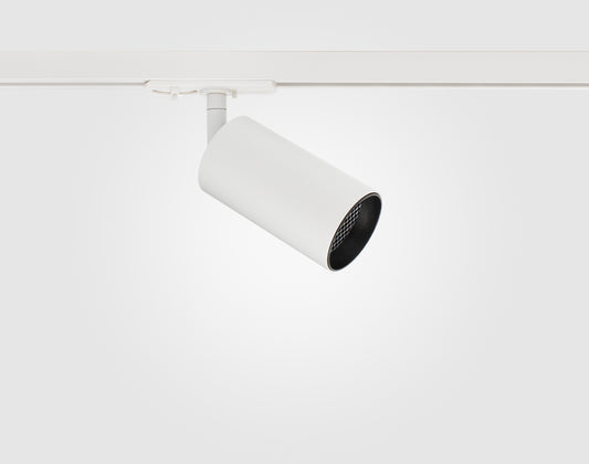 GU10 Shooter Single Circuit, White / Black Baffle with Honeycomb
