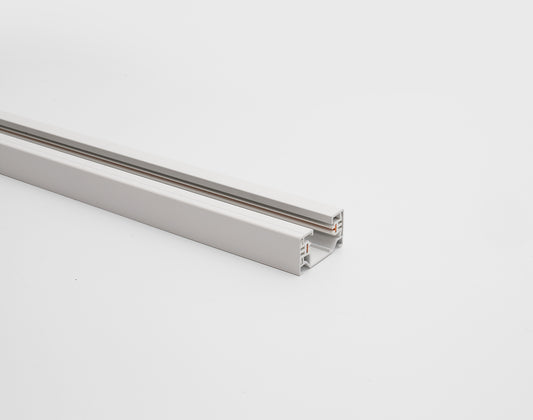 1m WHITE Single Circuit, Surface Mounted Track 240V