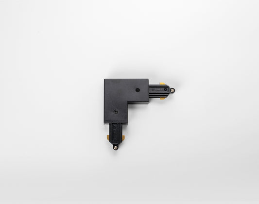 L-Connector Earth Inside in BLACK for Single Circuit Track