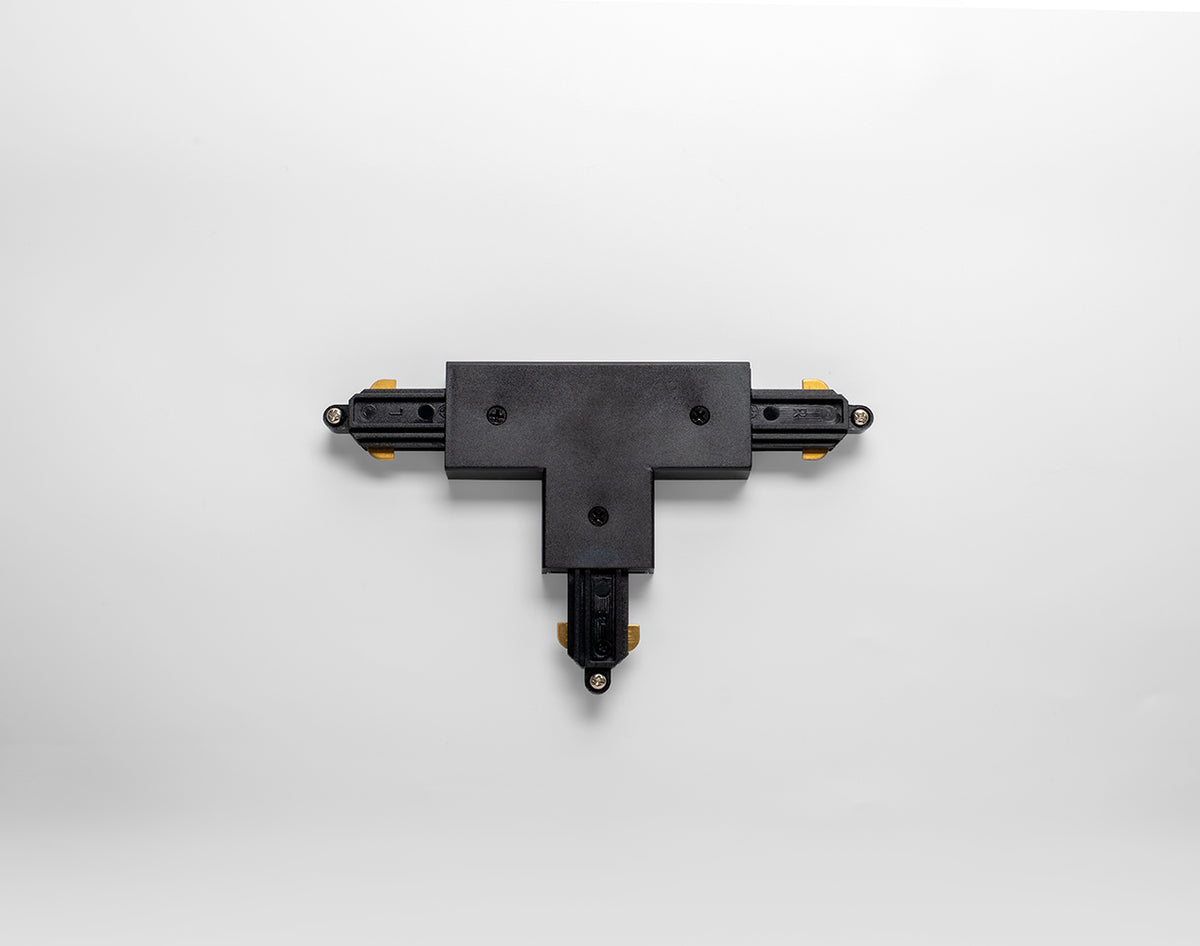 T-Connector Earth Inside Right in BLACK for Single Circuit Track